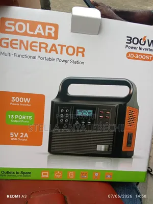 300w Portable Solar Generator