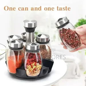 6pcs Rotating Spice Rack