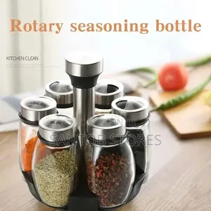 6pcs Rotating Spice Rack