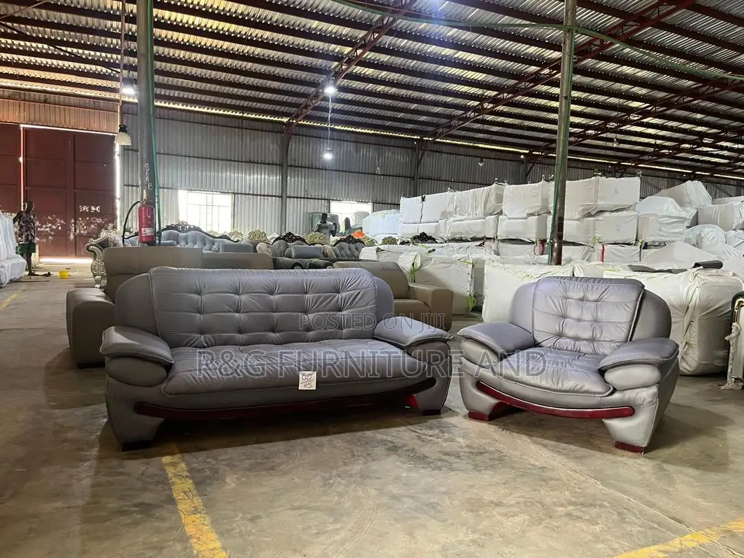 Imported Contemporary Leather Sofa