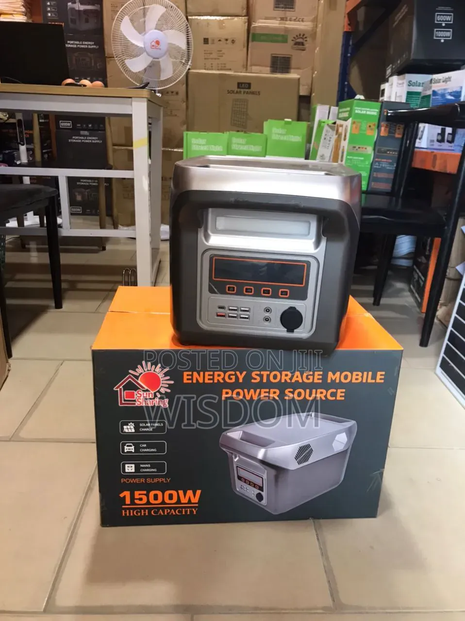 Solar Energy Storage Mobile Generator
