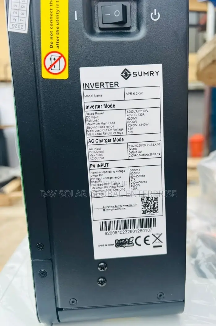 6.2kva Solar Inverter 48v