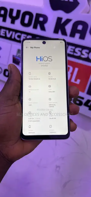 Tecno Spark 20 256 GB Gray