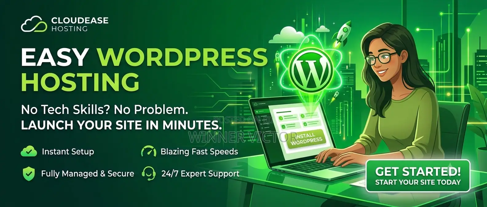 Easy Wordpress Per Month Hosting