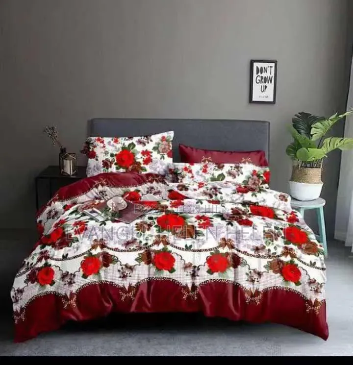Red Marble Bedsheet