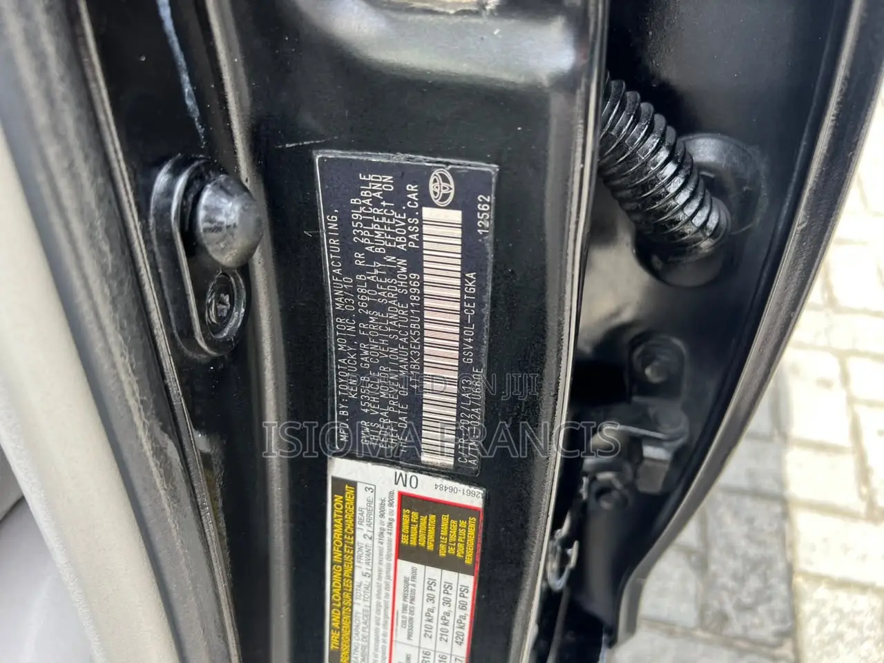 Toyota Camry 2010 Black