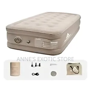 Single Automatic Inflatable Air Mattress With Electric Pump