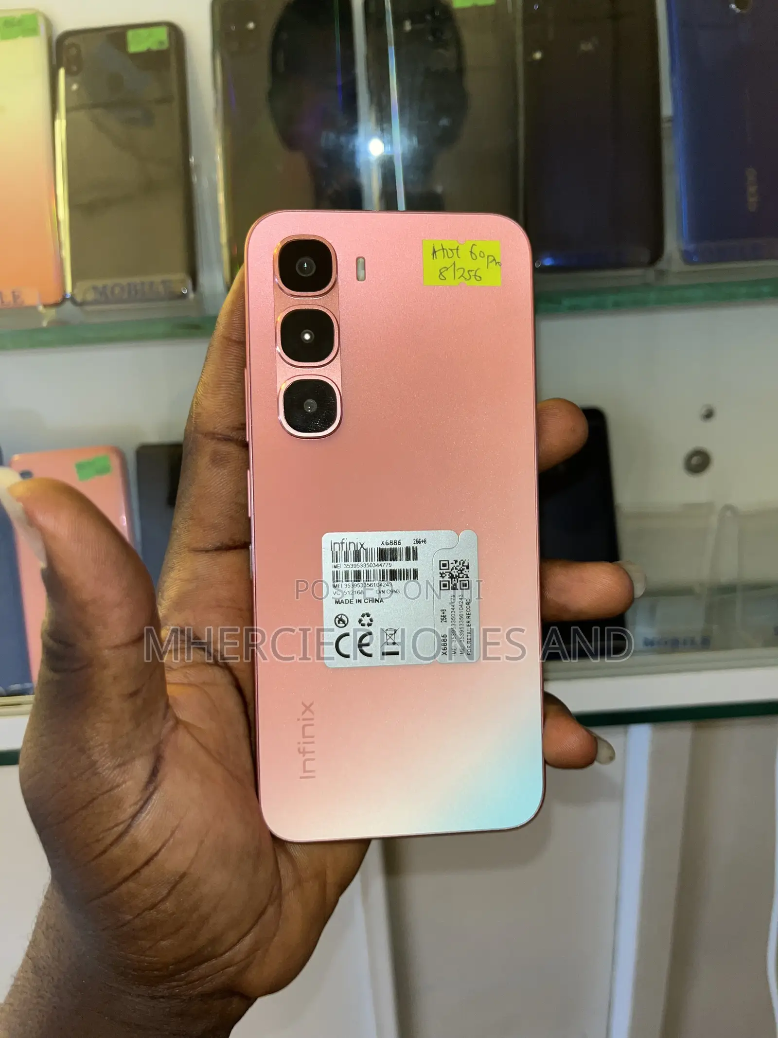 Infinix Hot 60 Pro 256 GB Pink