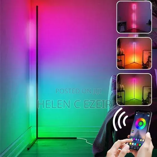 Minimalist Led Color Changing Corner Floor/Wall Lamp