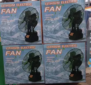 Lithium Electric Rechargeable Table Fan 2 Batteries