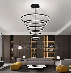 Modern and Minimalist Nordic Restaurant Pendant Light, Led Ring