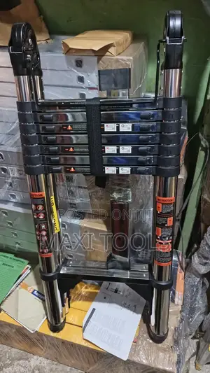 3.3m + 3.3m Double-Sided Telescopic Ladder
