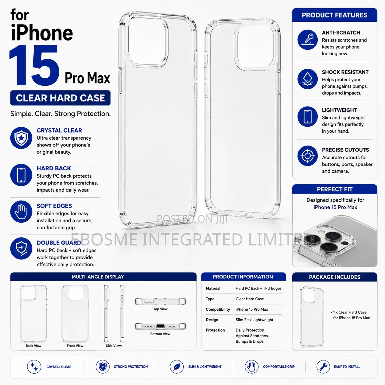 iPhone 15 Pro Double Guard Case