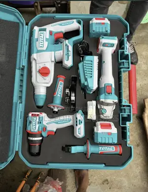 Total 3-Piece Brushless Cordless Power Tool Combo Kit