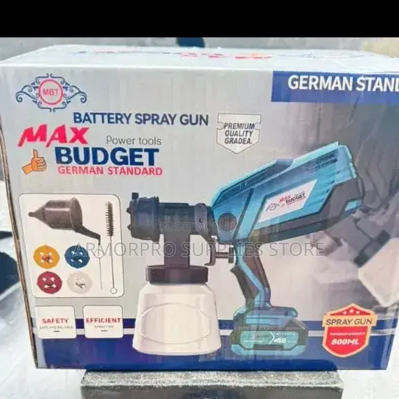 Max Budget Brand Battery-Powered Paint Sprayer