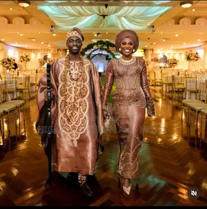 Premium Bronze Traditional Couple Set
