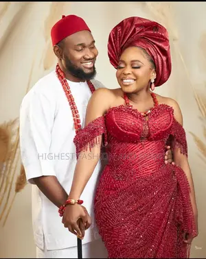 Premium Red White Couple Set