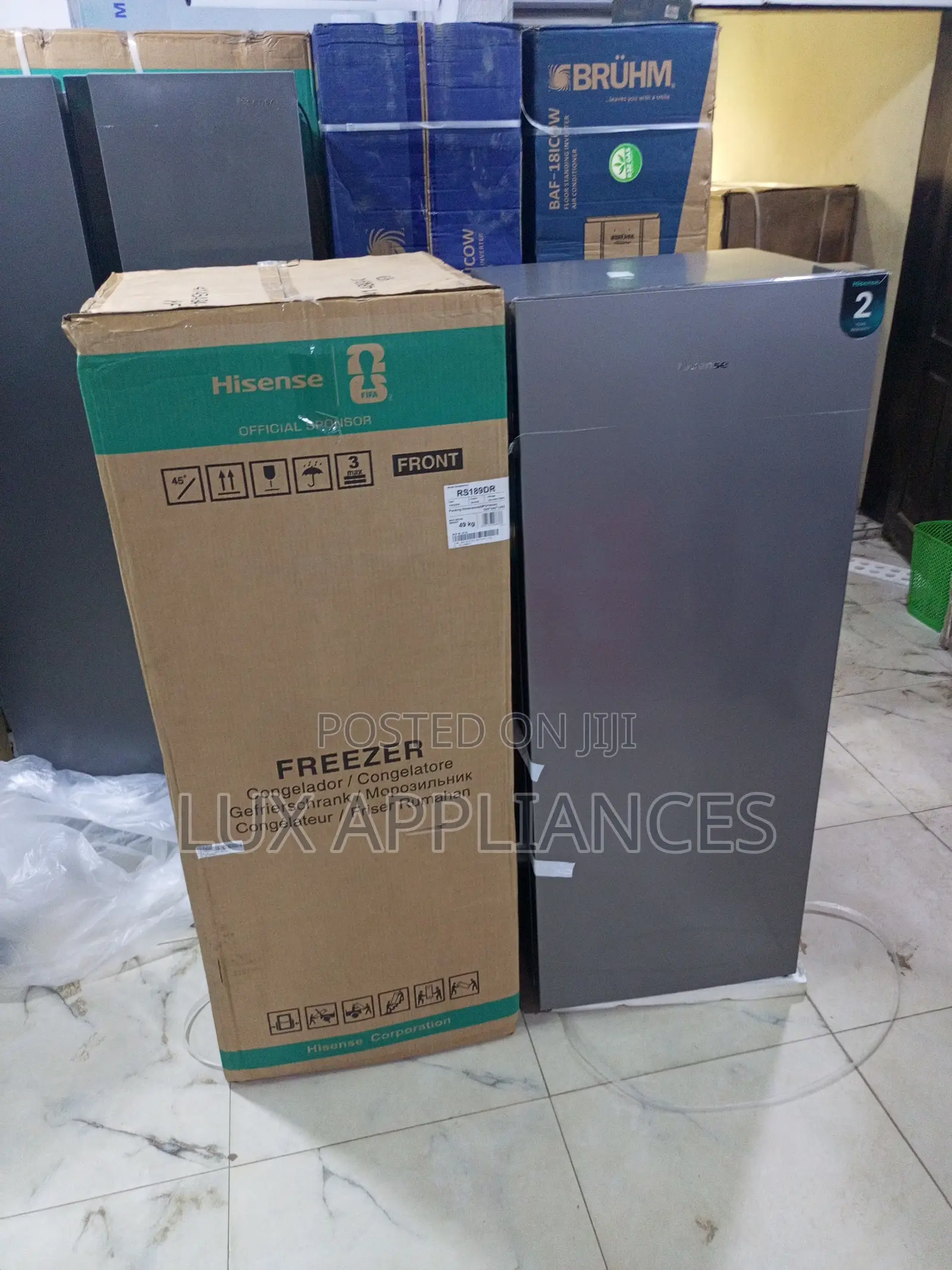 Hisense 190l One Door Standing Freezer
