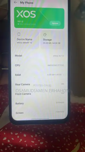 Infinix Smart 10 64 GB Gray