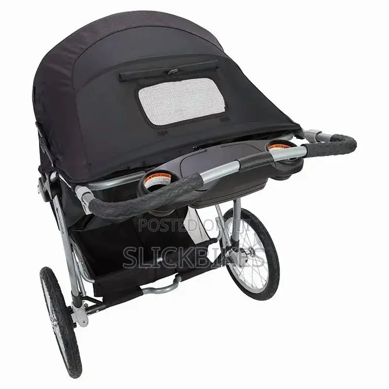 Baby Trend Expedition Double Jogger Stroller With Lockable Front Wheel