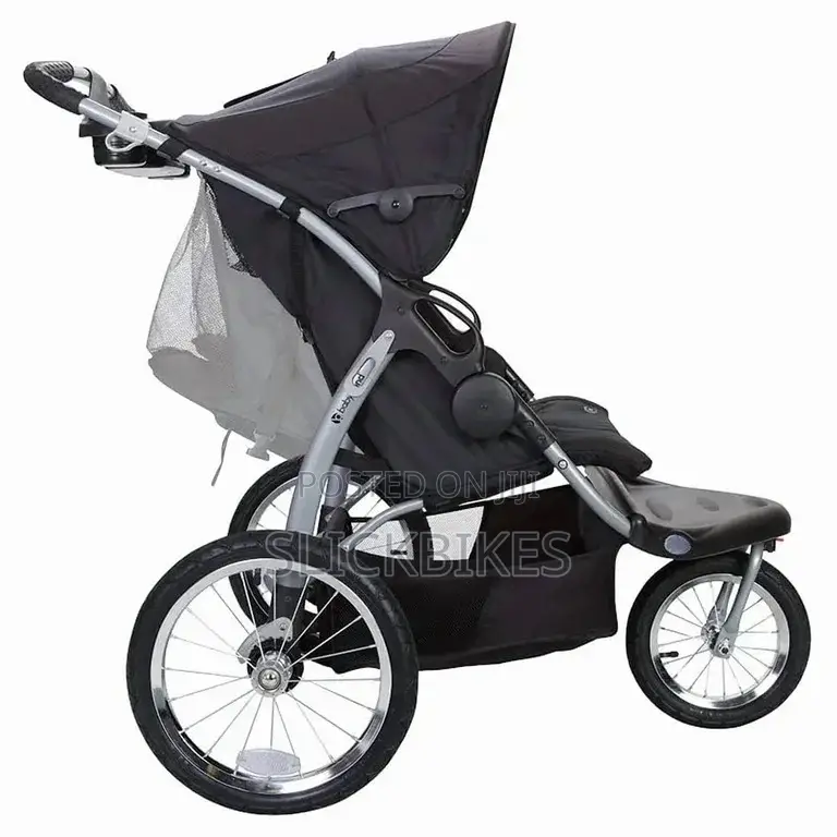 Baby Trend Expedition Double Jogger Stroller With Lockable Front Wheel