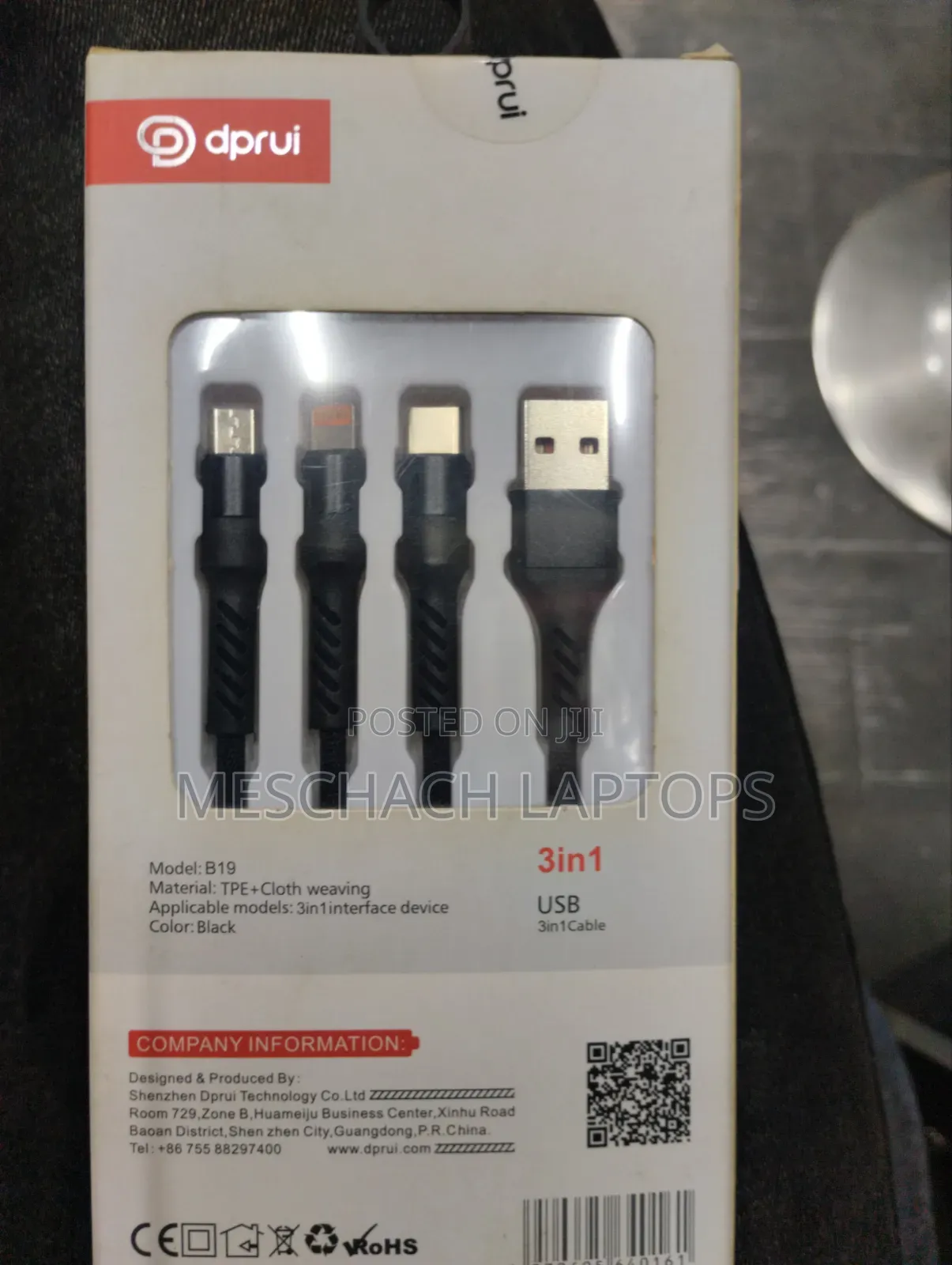 3 In 1 Usb Cable