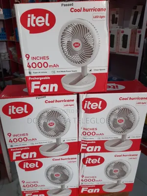 Itel Rechargeable Fan 9 Inches (4000mah)