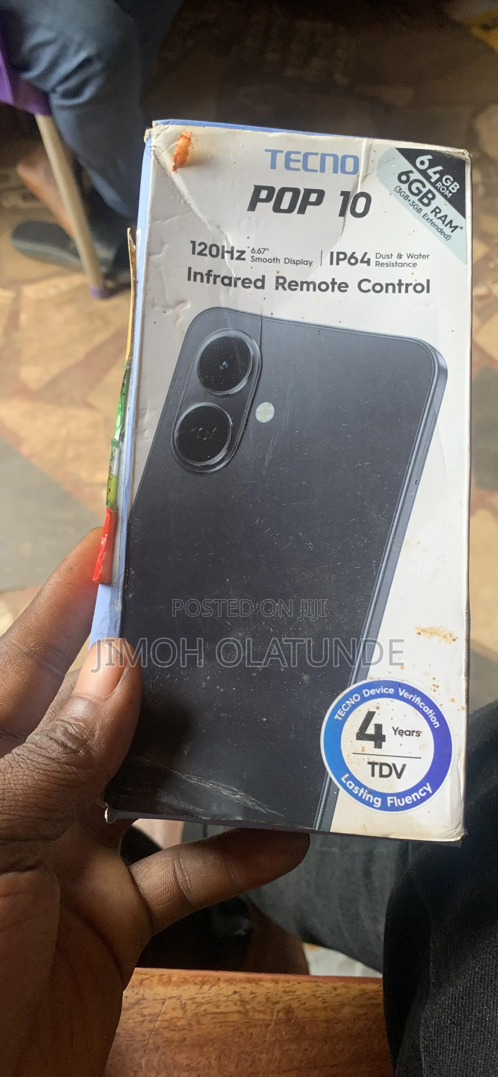 Tecno Pop 10C 64 GB Blue