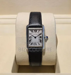 Super Clone Cartier Tank Leather Strap Watch Available in Store