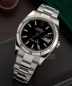 Super Clone Rolex Date-Just Silver-Tone Chain Watch Available in Store