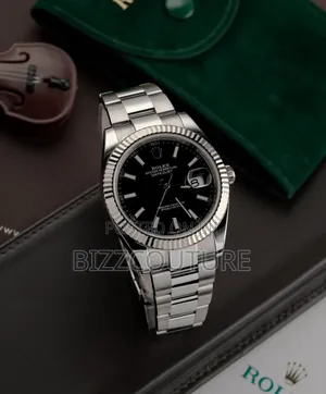 Super Clone Rolex Date-Just Silver-Tone Chain Watch Available in Store