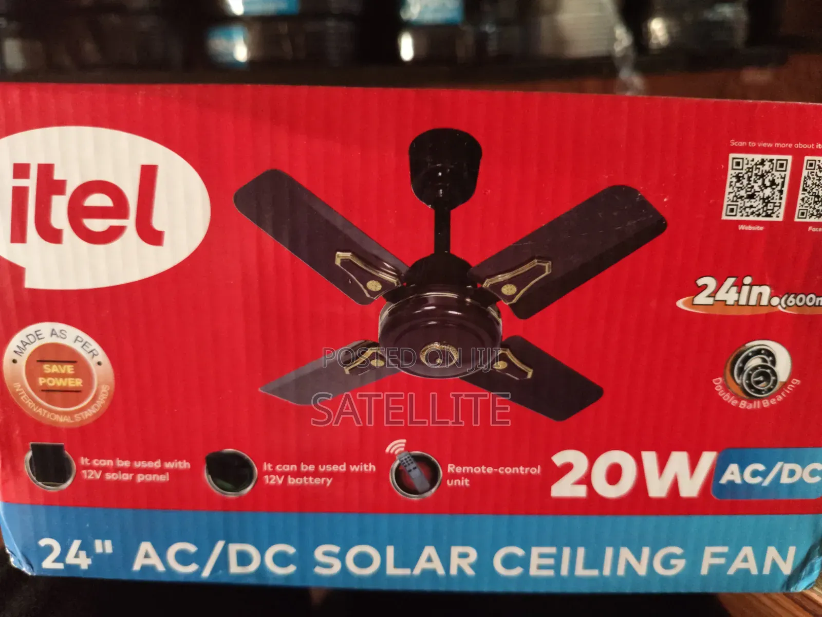Itel Solar Ceiling Fan