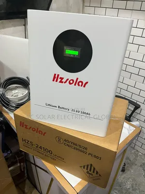 Hzsolar 2.5kwh.24v 100ah Lifepo4 Lithium Battery – 2.