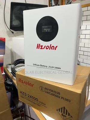 Hzsolar 2.5kwh.24v 100ah Lifepo4 Lithium Battery – 2.