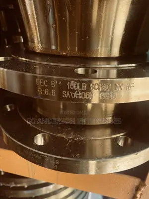 8” Class 150 Wedneck Flange Rf Sch40 Carbon Steel