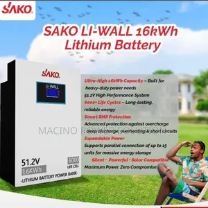 Sako 16kwh 51.2v Lifepo4 Battery 16kwh | 6000+ Cycles |