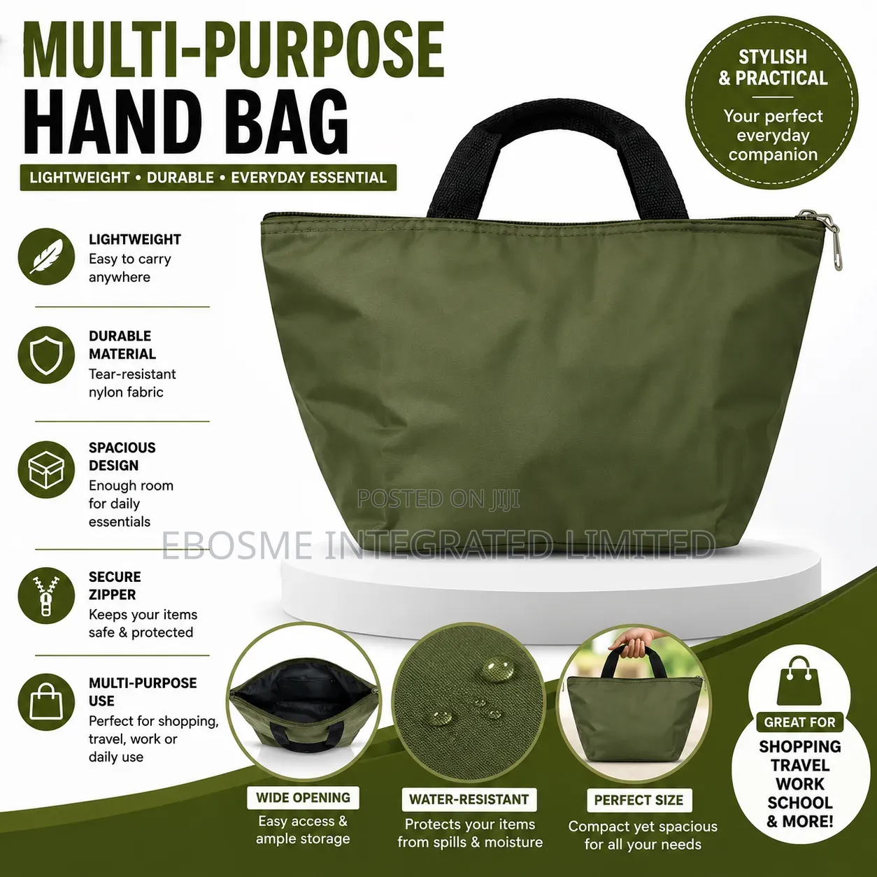 Multipurpose Handbag
