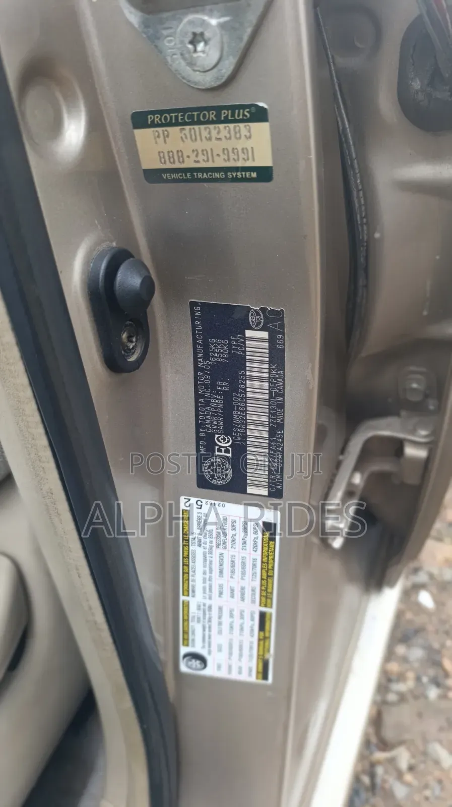 Toyota Corolla CE 2006 Gold