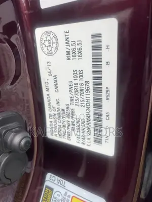 Honda CR-V LX 4dr SUV (2.4L 4cyl 5A) 2013 Burgundy