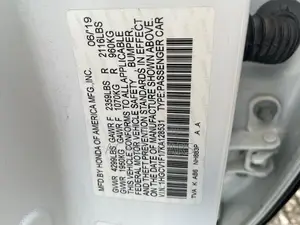 Honda Accord 2020 White