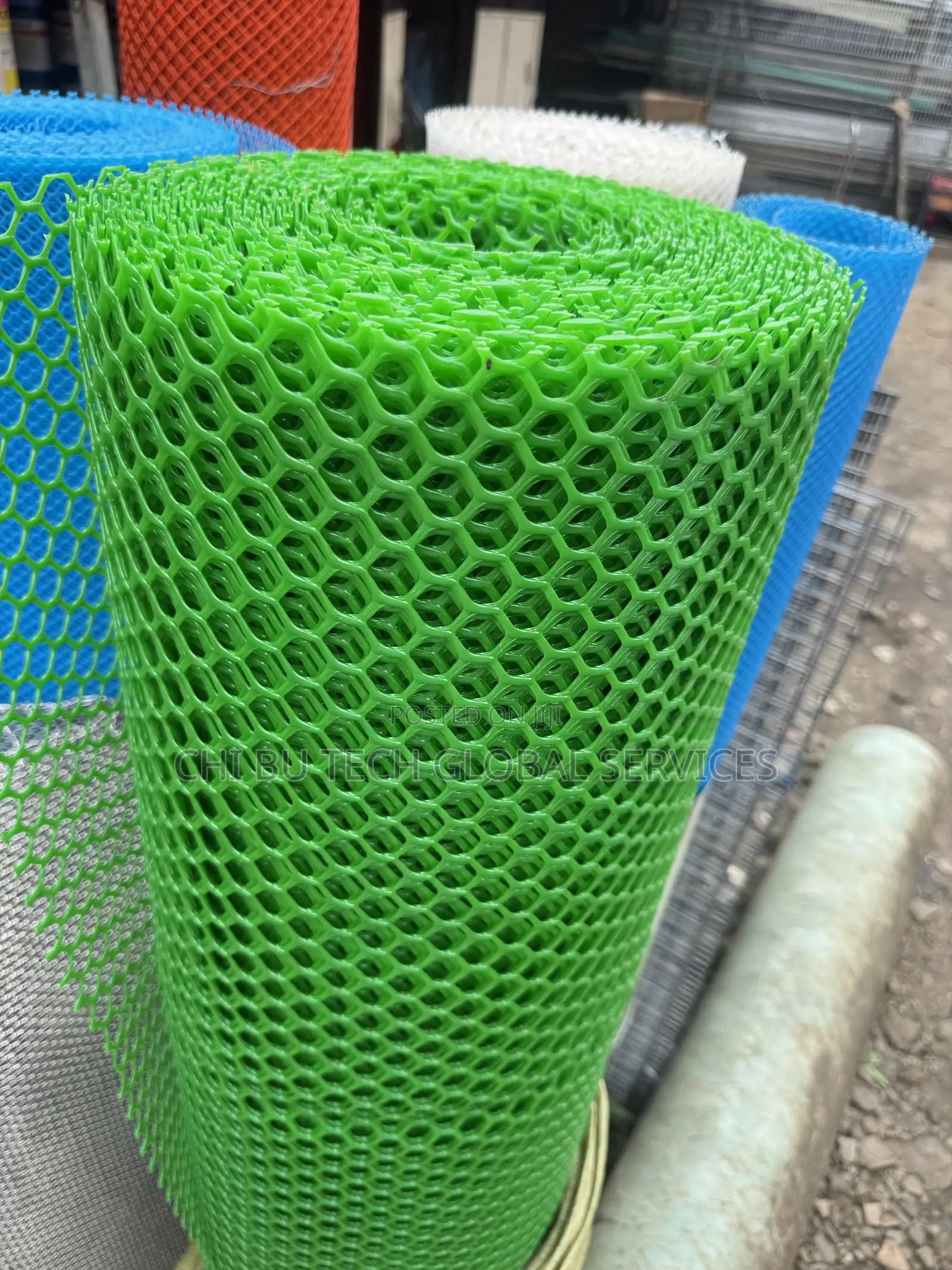 Green Plastic Wire Mesh