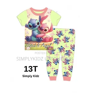 Stitch Angel Pyjamas Set - 13t