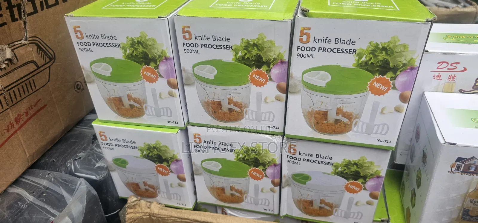 5 Knife Blade Food Processor