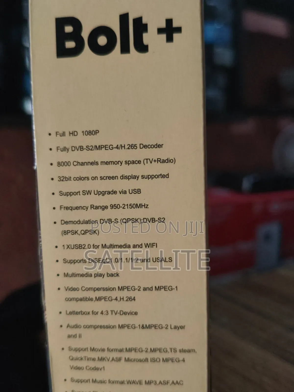 Bolt+ DSD-7000 Wifi Built-In