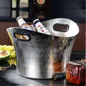 Stainless Steel Wine Champagne Bowl Silver
