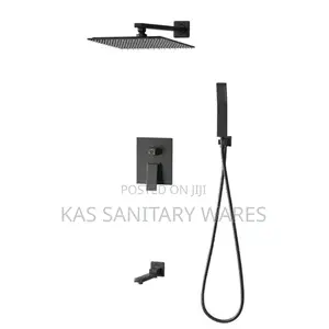 Black Conduit Shower