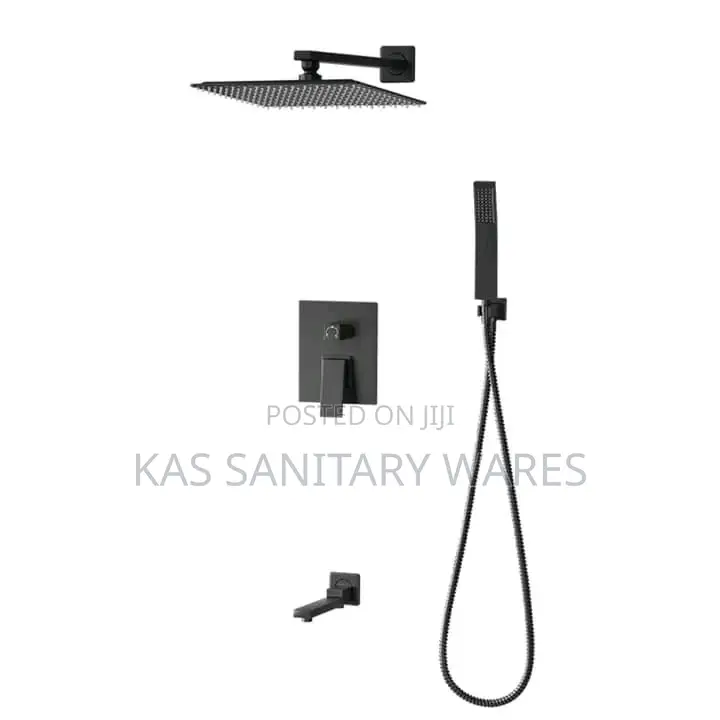 Black Conduit Shower