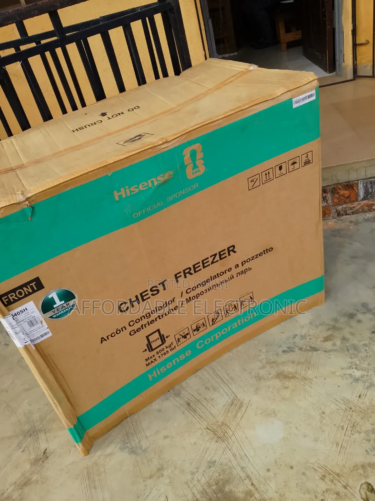 Durable Hisense 250l Chest Freezer+ Led Light