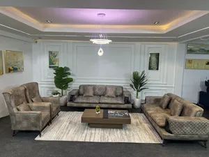 Bronze Chevron Sofa