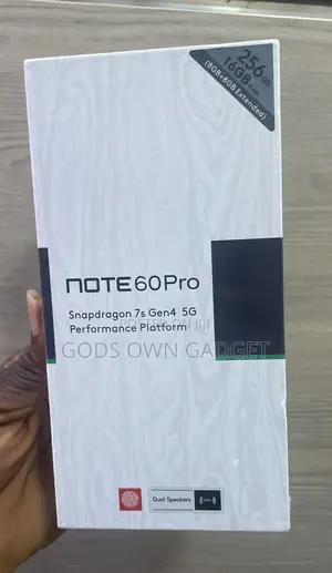 New Infinix Note 60 Pro 256 GB Gray